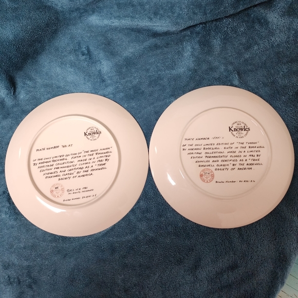 Norman Rockwell plates - Picture 6 of 6